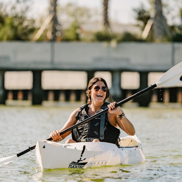 GovX Special Folding Kayak | Hard-Shell | 2-minute Set-up | Foldable, Portable Kayak