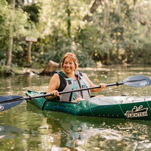GovX Special Folding Kayak | Hard-Shell | 2-minute Set-up | Foldable, Portable Kayak