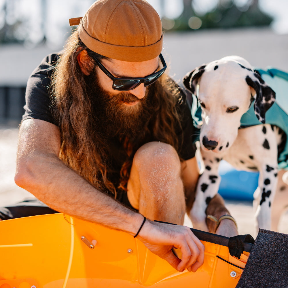 GovX Special Folding Kayak | Hard-Shell | 2-minute Set-up | Foldable, Portable Kayak