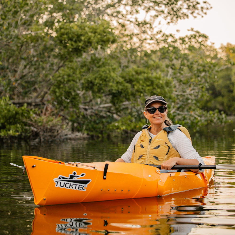 Tucktec Foldable Kayak| Origami - 2 minute assembly | Folding Portable Kayak 8 foot Jr.