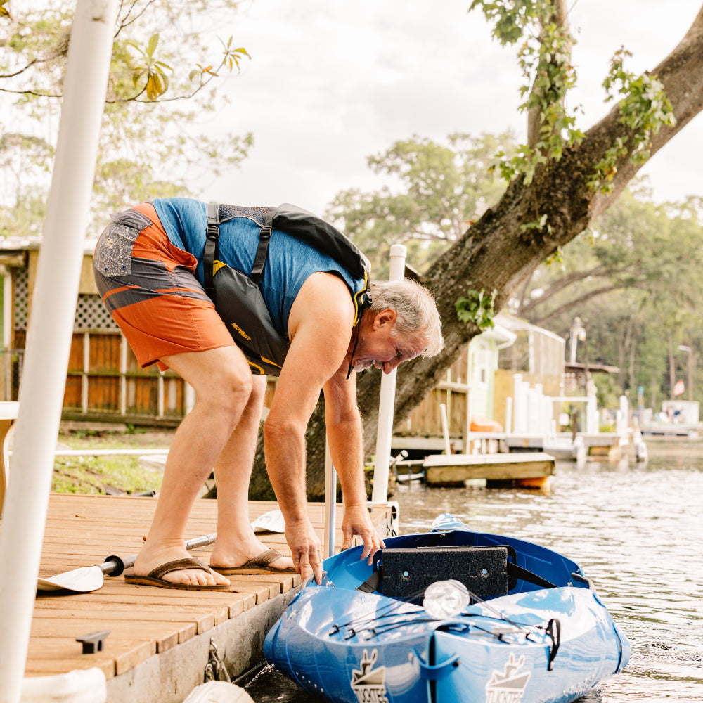 GovX Special Folding Kayak | Hard-Shell | 2-minute Set-up | Foldable, Portable Kayak