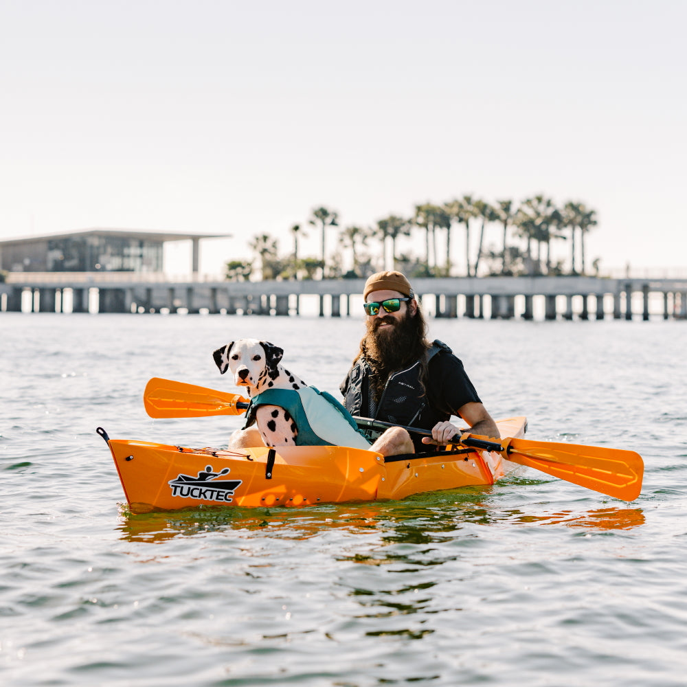 GovX Special Folding Kayak | Hard-Shell | 2-minute Set-up | Foldable, Portable Kayak