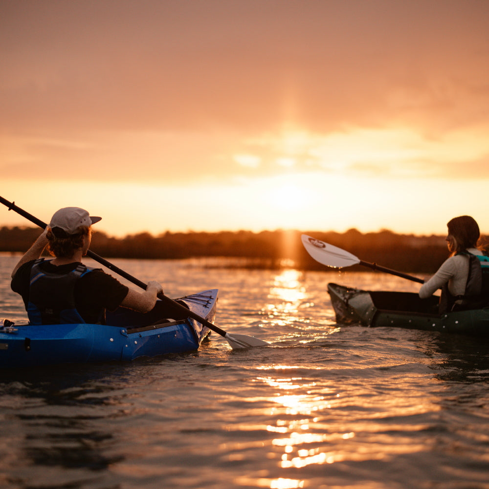 GovX Special Folding Kayak | Hard-Shell | 2-minute Set-up | Foldable, Portable Kayak