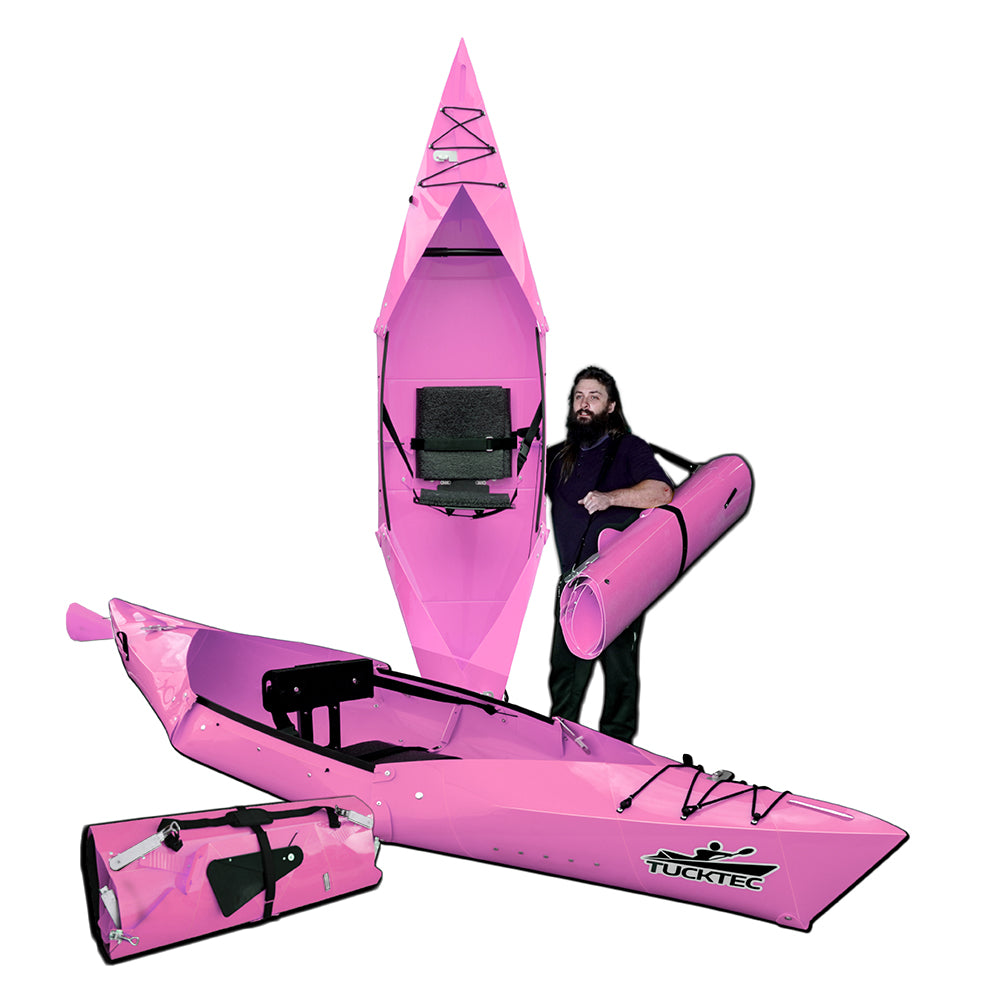 Tucktec Folding Kayaks: Store Anywhere, on the water in minutes.
