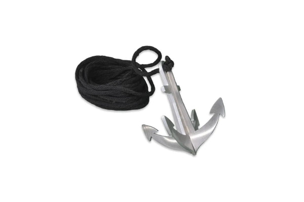 Fosa Marine Folding Anchoring Kit 4‑Tine Anchor Rope Hook Watercraft Acc  for Boats Kayak Canoe Sailboat,Boat Anchor,Anchor Kit 