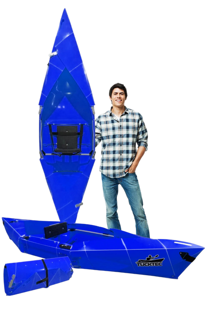Tucktec Foldable Kayak| Origami - 2 minute assembly | Folding Portable Kayak 8 foot Jr.