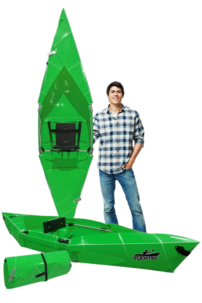 Tucktec Foldable Kayak| Origami - 2 minute assembly | Folding Portable Kayak 8 foot Jr.