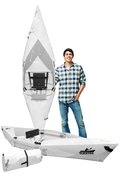 Tucktec Foldable Kayak| Origami - 2 minute assembly | Folding Portable Kayak 8 foot Jr.