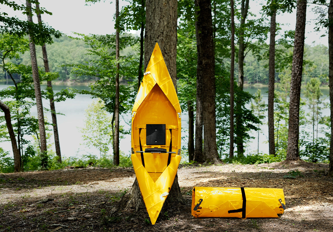 Tucktec Foldable Kayak| Origami - 2 minute assembly | Folding Portable Kayak 8 foot Jr.