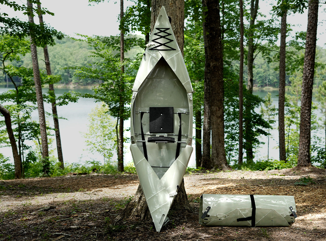 USED - Tucktec Folding Kayak | Solid Hard-Shell foldable | 2 minute assembly
