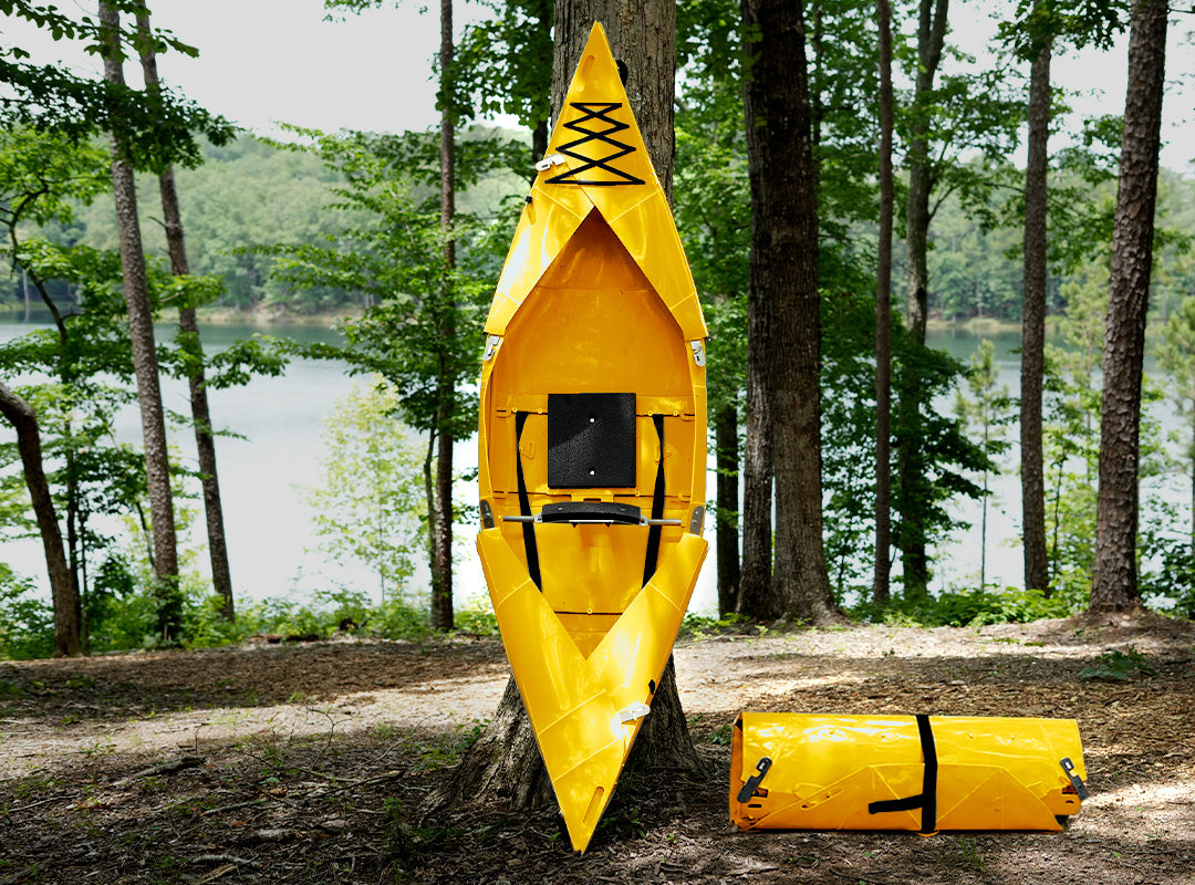 USED - Tucktec Folding Kayak | Solid Hard-Shell foldable | 2 minute assembly