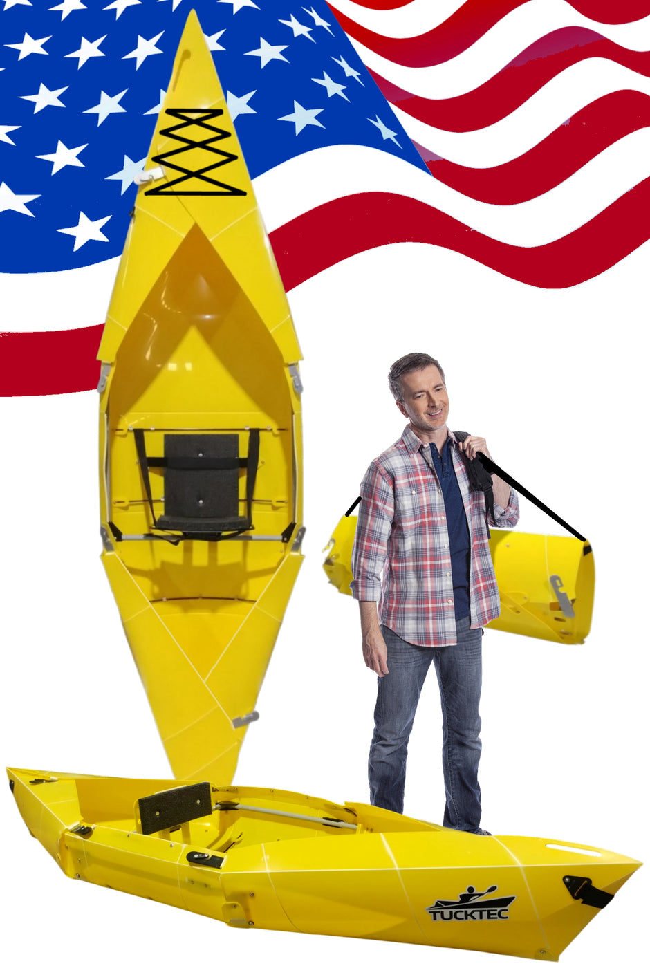 Tucktec Folding Kayaks: Store Anywhere, on the water in minutes.